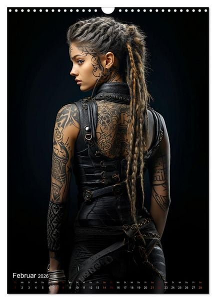 Produktbild: Tattoo Kunst auf der Haut (Wandkalender 2026 DIN A3 hoch), CALVENDO Monatskalender