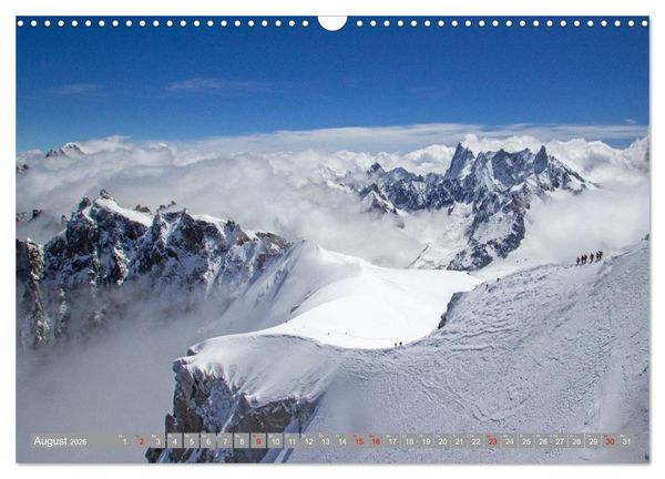 Produktbild: Mont Blanc - Krone der Alpen (Wandkalender 2026 DIN A3 quer), CALVENDO Monatskalender