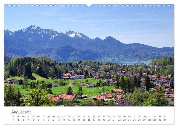 Produktbild: Kochelsee Impressionen - Ein Jahr in Bildern am Ufer der Stille (Wandkalender 2026 DIN A2 quer), CALVENDO Monatskalender