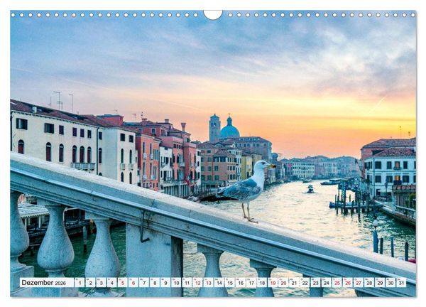 Produktbild: Venedig. Lagunenstadt in Italien (Wandkalender 2026 DIN A3 quer), CALVENDO Monatskalender