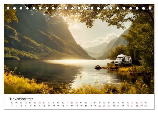 Produktbild: Der Ruf des Nordens (Tischkalender 2026 DIN A5 quer), CALVENDO Monatskalender