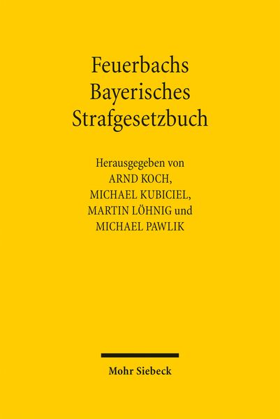 Produktbild: Feuerbachs Bayerisches Strafgesetzbuch
