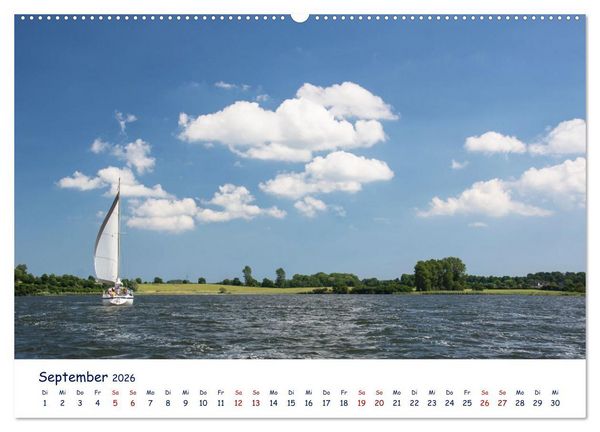 Produktbild: Maritime Schlei (hochwertiger Premium Wandkalender 2026 DIN A2 quer), Kunstdruck in Hochglanz