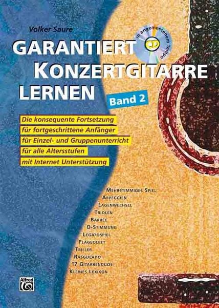 Garantiert Konzertgitarre lernen / Garantiert Konzertgitarre lernen Band 2