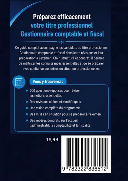 Produktbild: Titre professionnel gestionnaire comptable et fiscal