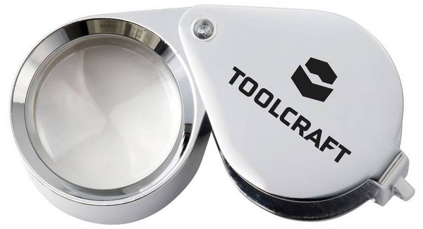 Produktbild: TOOLCRAFT TO-10182537 Einschlaglupe Vergr&ouml;&szlig;erungsfaktor: 10 x Linsengr&ouml;&szlig;e: (&Oslash;) 21mm