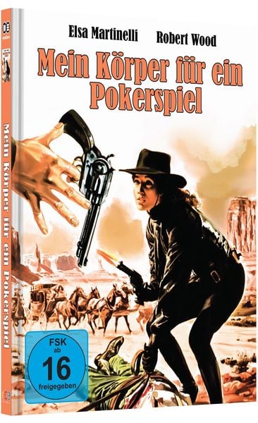Produktbild: Mein K&ouml;rper f&uuml;r ein Pokerspiel - Mediabook - Cover B - Limited Edition auf 500 St&uuml;ck (Blu-ray+DVD)