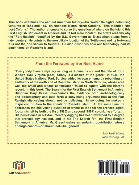 Produktbild: The Search for the First English Settlement in America
