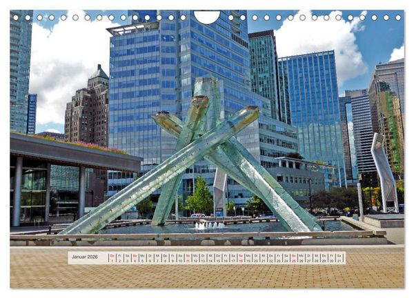 Produktbild: Vancouver Kanada 2026 (Wandkalender 2026 DIN A4 quer), CALVENDO Monatskalender