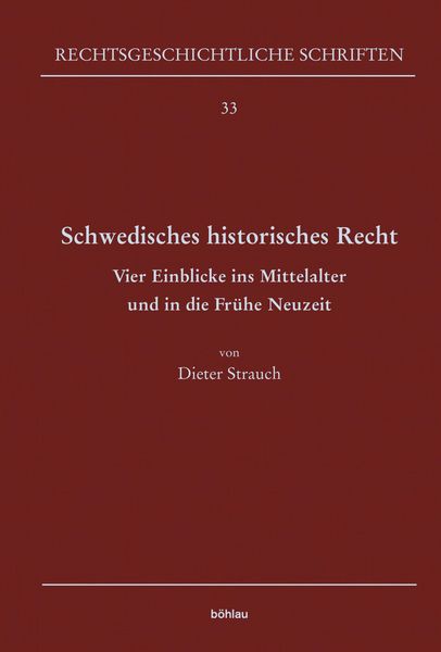 Produktbild: Schwedisches historisches Recht