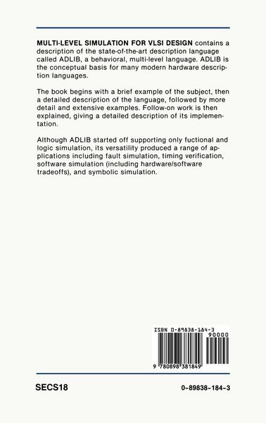 Produktbild: Multi-Level Simulation for VLSI Design