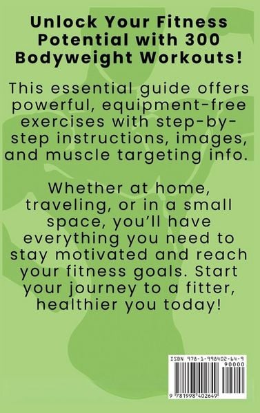 Produktbild: 300 Full-Body Body Weight Workouts Book for Men and Women