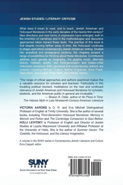 Produktbild: New Directions in Jewish American and Holocaust Literatures