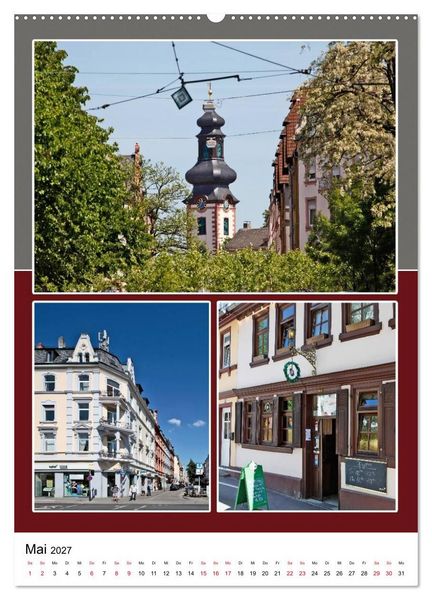 Produktbild: Frankfurt am Main und die sch&ouml;nsten Stadtteilen (Wandkalender 2027 DIN A2 hoch), CALVENDO Monatskalender