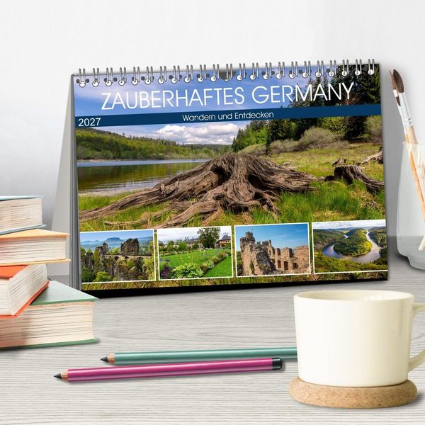 Produktbild: Zauberhaftes Germany (Tischkalender 2027 DIN A5 quer), CALVENDO Monatskalender