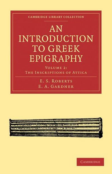 Produktbild: An Introduction to Greek Epigraphy, Volume 2
