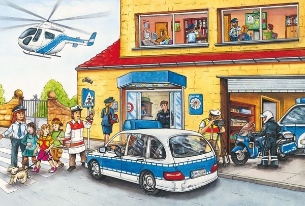 Produktbild: Feuerwehr und Polizei (Kinderpuzzle)