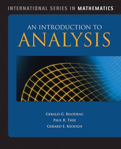 Produktbild: Bilodeau, G: Introduction to Analysis