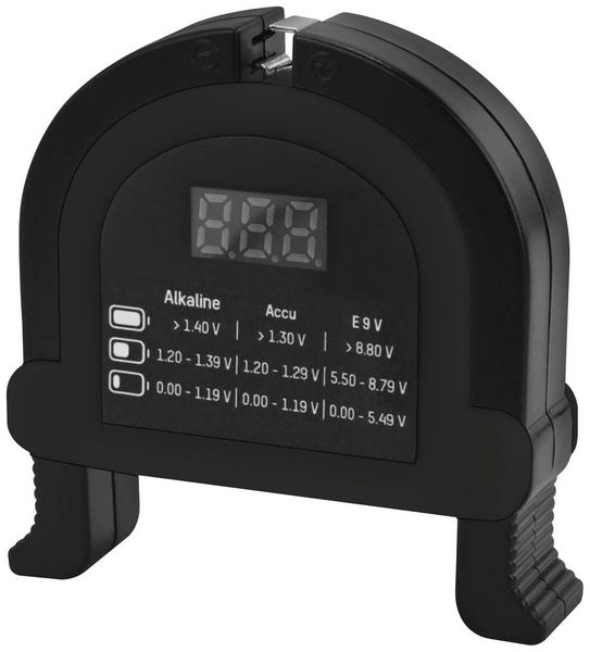 Ansmann Batterietester Check-It Messbereich (Batterietester) 1,2 V, 1,5 V, 3 V, 9 V Akku, Batterie 4000001-510