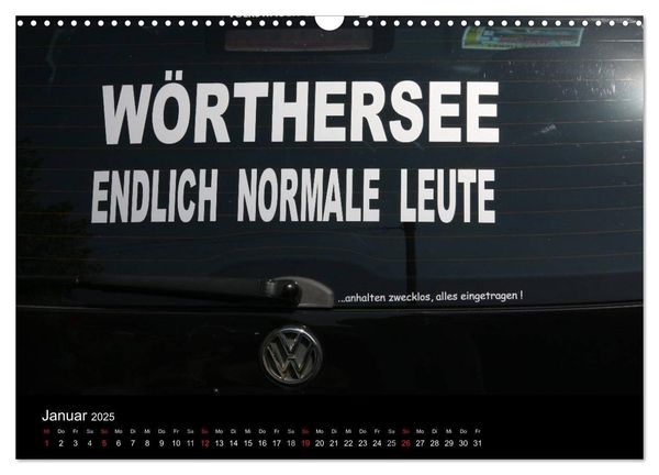 Produktbild: Burnout am W&ouml;rthersee (Wandkalender 2025 DIN A3 quer), CALVENDO Monatskalender
