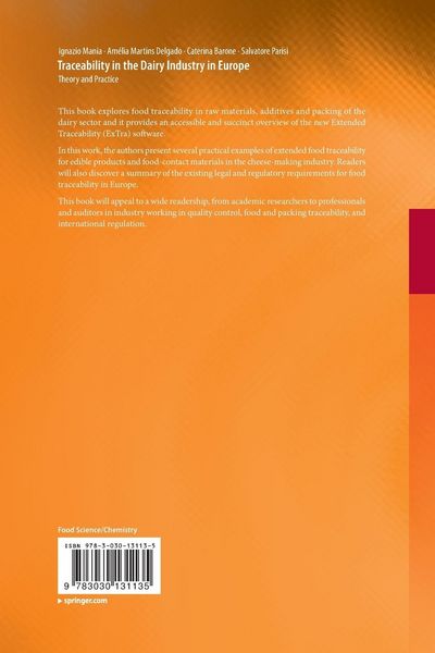 Produktbild: Traceability in the Dairy Industry in Europe