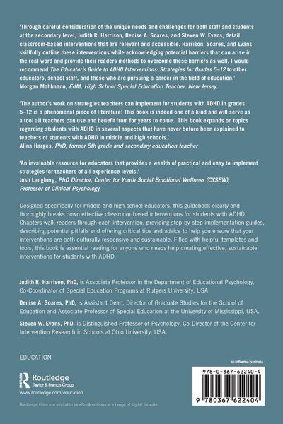 Produktbild: The Educator's Guide to ADHD Interventions