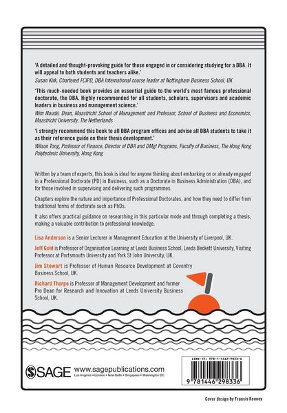 Produktbild: A Guide to Professional Doctorates in Business and Management