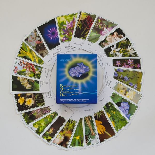 Produktbild: Bachbl&uuml;ten-Karten. Bl&uuml;tenkarten als Chance und Hilfe