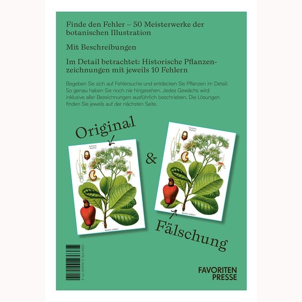 Produktbild: Finde den Fehler &ndash; 50 Botanische Illustrationen