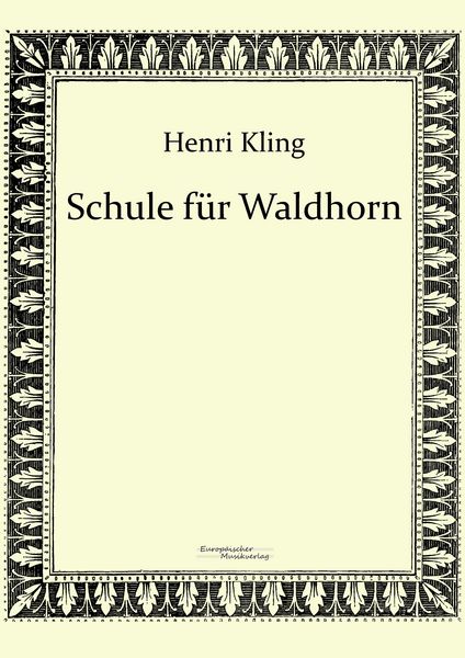 Produktbild: Schule f&uuml;r Waldhorn