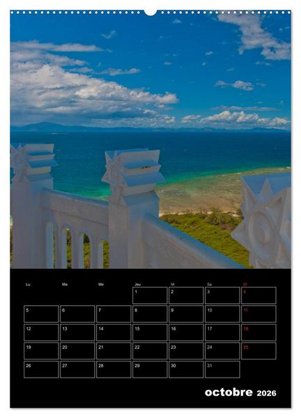 Produktbild: Paysages cal&eacute;doniens (Calendrier mural 2026 DIN A2 horizontal) calendrier de bureau