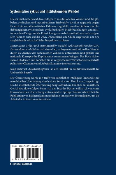 Produktbild: Systemischer Zyklus und institutioneller Wandel