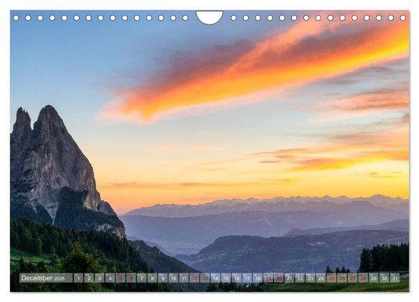 Produktbild: Fascinating Dolomite Alps (Wall Calendar 2026 DIN A4 landscape), CALVENDO 12 Month Wall Calendar