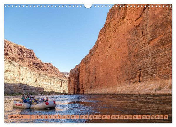 Produktbild: Colorado River Rafting im Grand Canyon (Wandkalender 2026 DIN A3 quer), CALVENDO Monatskalender