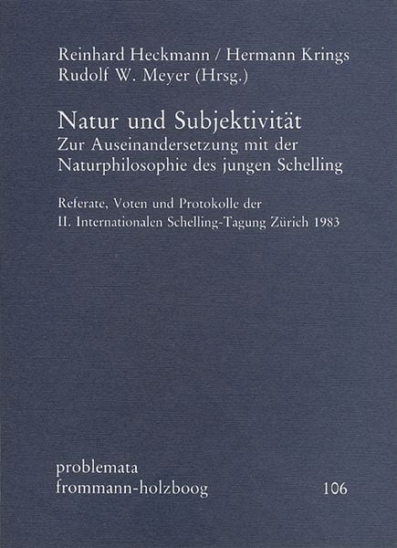 Produktbild: Natur und Subjektivit&auml;t