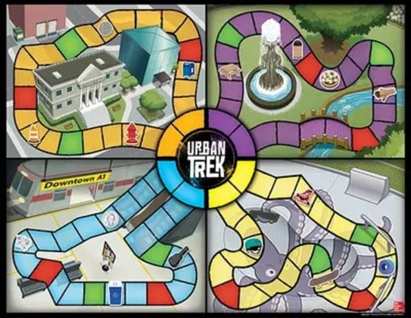 Arrive Math Game Board, Urban Trek