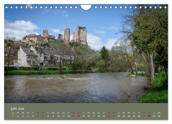 Produktbild: Bourbonnais en Auvergne (Calendrier mural 2026 DIN A4 vertical), CALVENDO calendrier mensuel