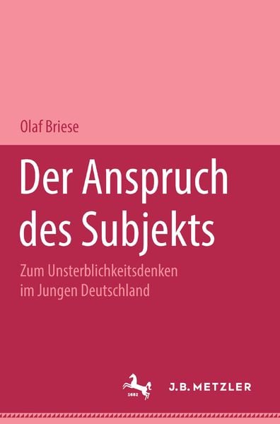 Produktbild: Der Anspruch des Subjekts