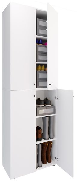 Produktbild: XL Holz Gro&szlig;er Schuhschrank Schuhkommode Lona 6