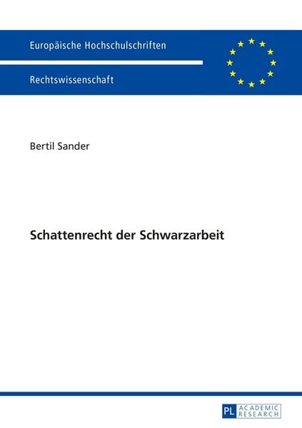 Produktbild: Schattenrecht der Schwarzarbeit