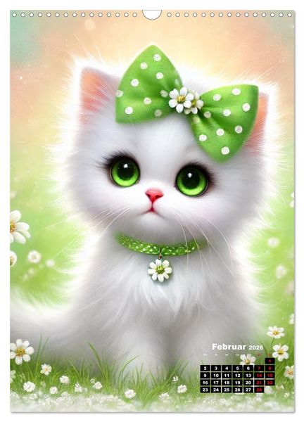 Produktbild: Miau Momente (Wandkalender 2026 DIN A3 hoch), CALVENDO Monatskalender