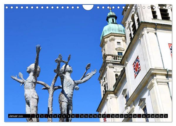 Produktbild: Kempten im Allg&auml;u, die &auml;lteste Stadt Deutschlands (Wandkalender 2026 DIN A4 quer), CALVENDO Monatskalender