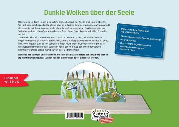 Produktbild: Frieda: Mit deiner dunklen Wolke bist du nicht allein! Erz&auml;hlschienen-Figurenset
