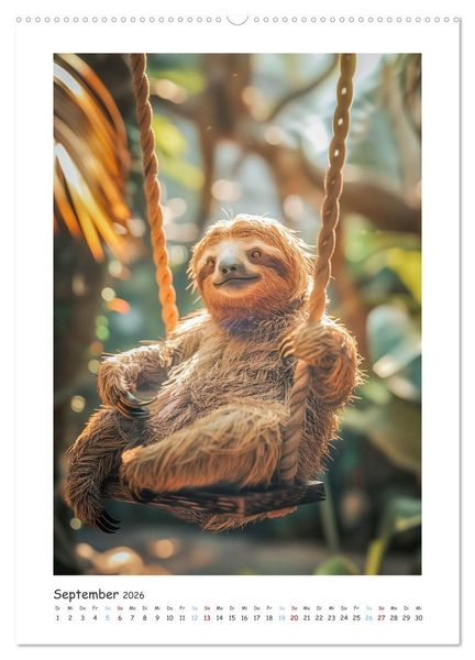 Produktbild: Slinkys Gem&uuml;tlichkeit (hochwertiger Premium Wandkalender 2026 DIN A2 hoch), Kunstdruck in Hochglanz