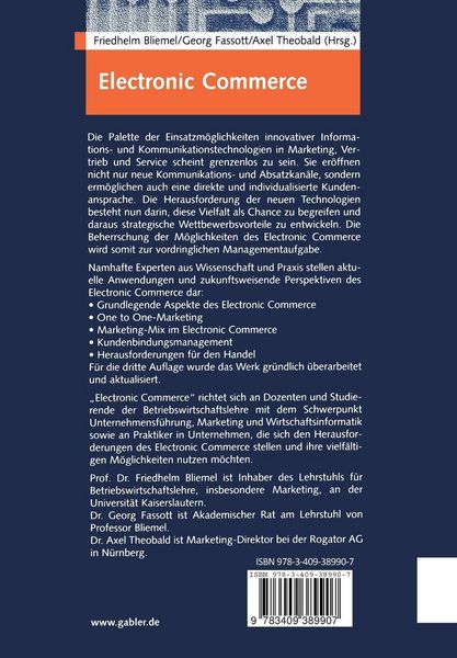 Produktbild: Electronic Commerce