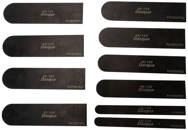 Produktbild: Dasqua 1801-0110-A Premium-Magnet-Parallel-Set mit Griff Produktabmessung, L&auml;nge: 125mm