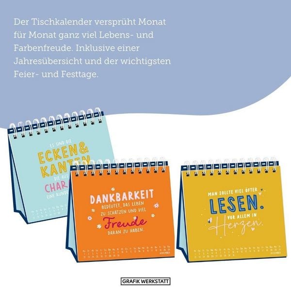 Produktbild: Tischkalender 2027 Nimm dir Zeit