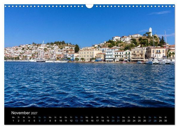 Produktbild: Peloponnes, Griechisches Urgestein von grandioser Sch&ouml;nheit. Die Regionen Argolis, Korinthia und Attika (Wandkalender 2027 DIN A3 quer), CALVENDO Monatskalender