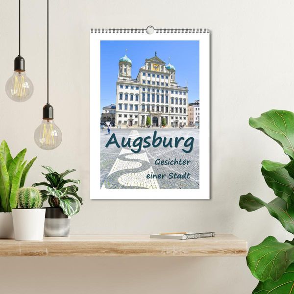 Produktbild: Augsburg - Gesichter einer Stadt (Wandkalender 2026 DIN A3 hoch), CALVENDO Monatskalender