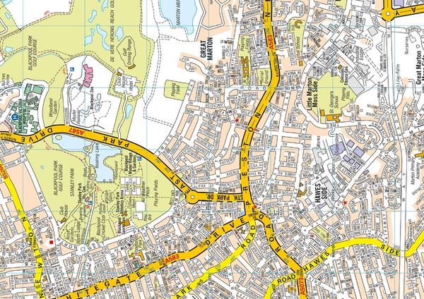 Produktbild: Blackpool A-Z Pocket Street Map